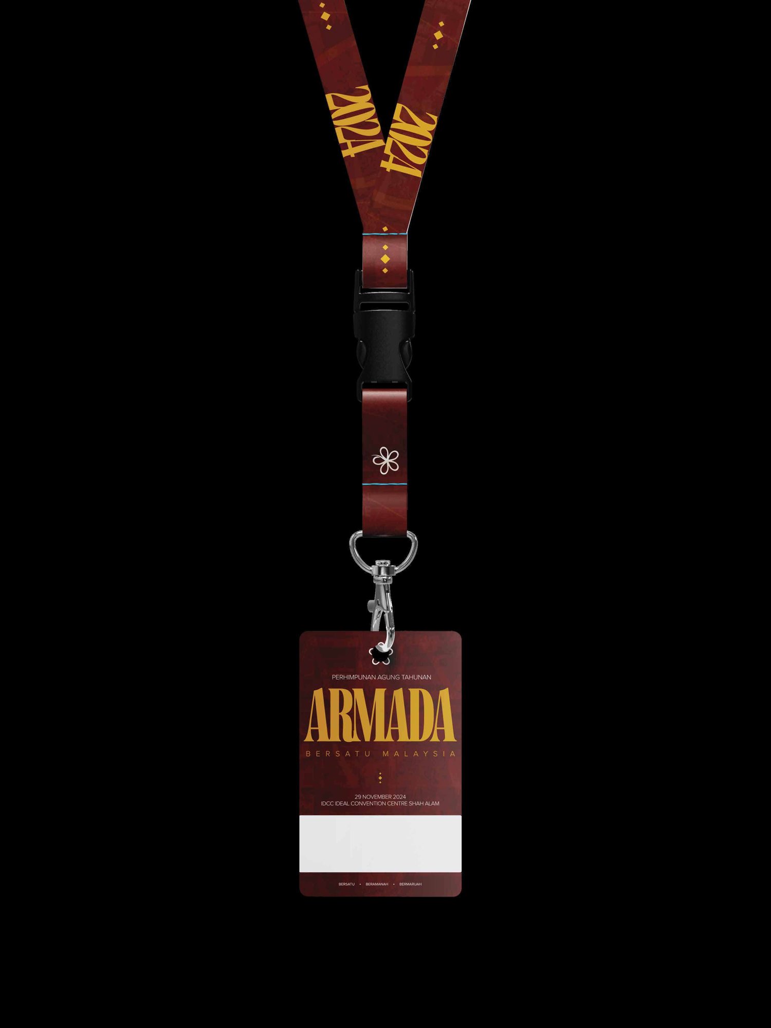 Delegate ID tag on lanyard
