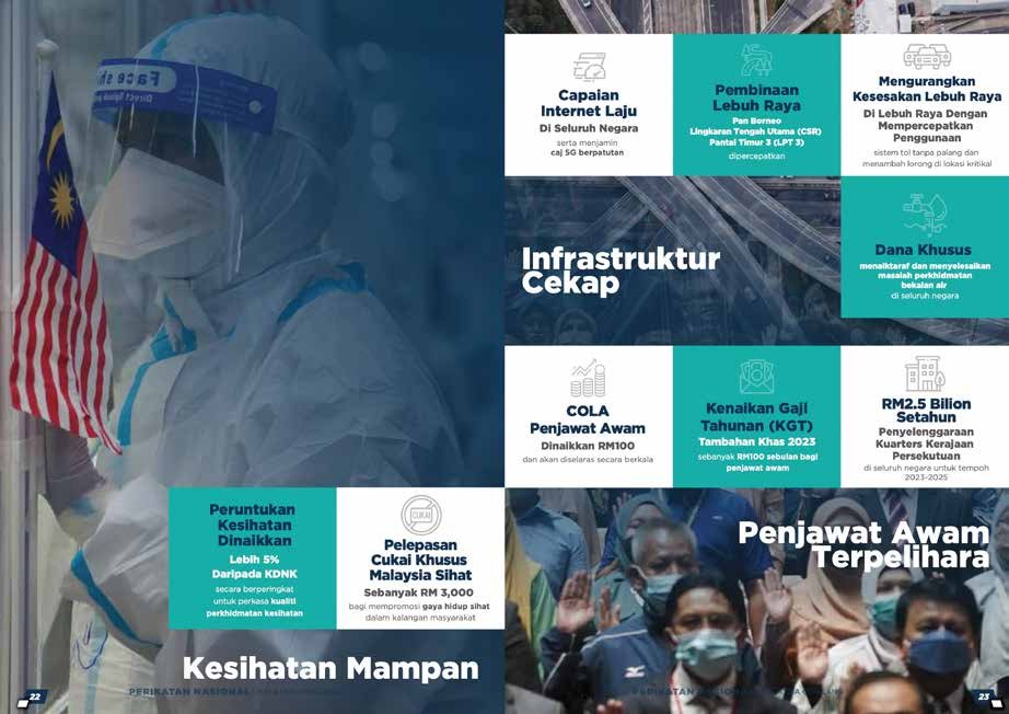 Spread: Kesihatan Mampan and infrastructure
