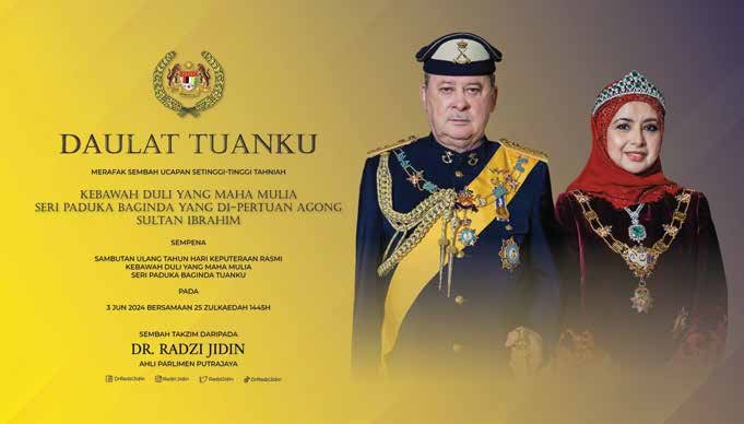 Daulat Tuanku royal birthday greeting