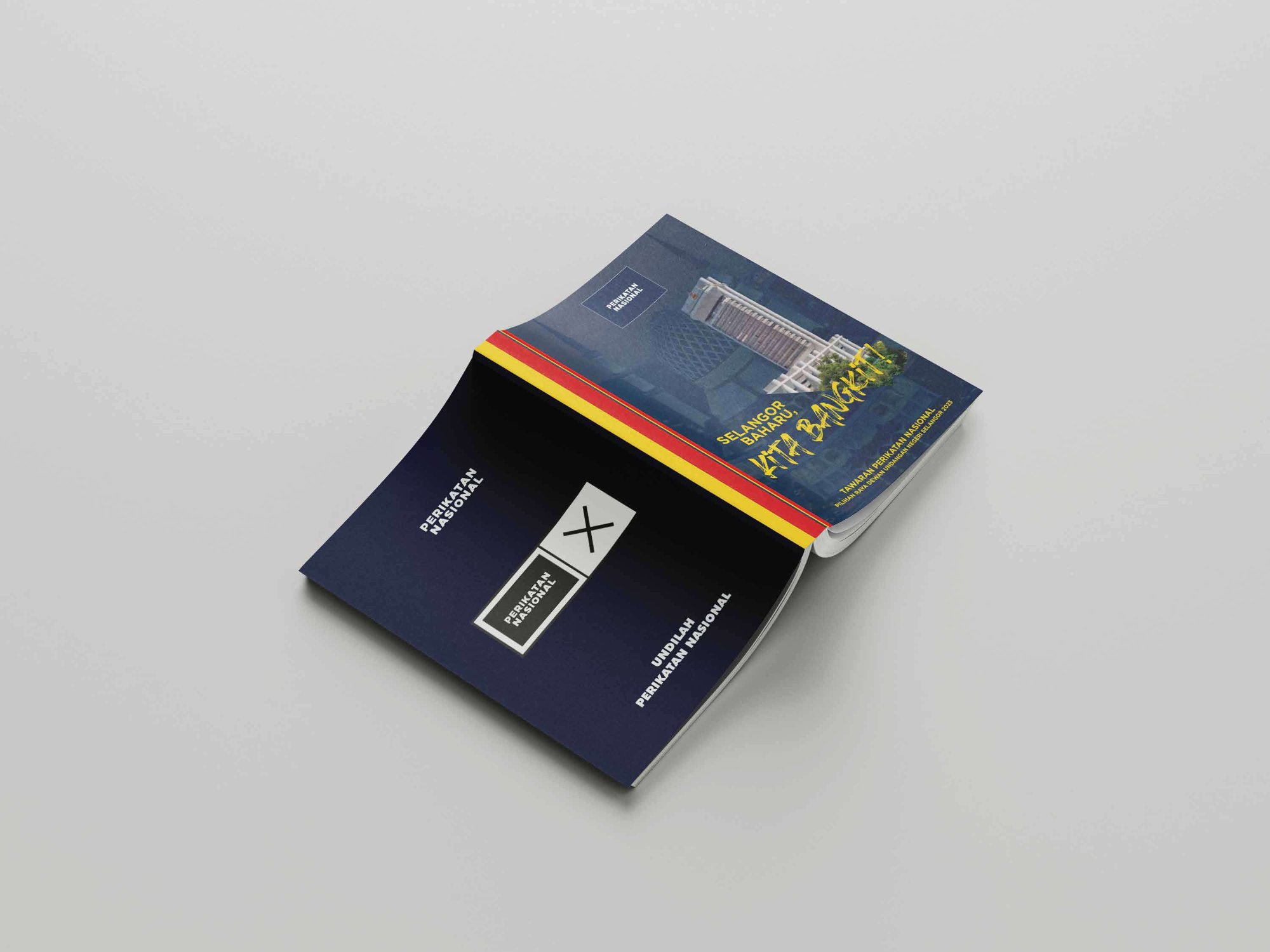Printed manifesto book mockup